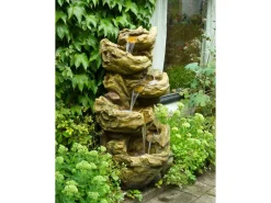 Acqua Arte Wasserspiel Sedona Felsstruktur m. LED-Beleuchtung H 134 x 77 x 55 cm*Ubbink Best