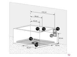 Whirlpool Pool Badewanne Wanne W83-TH-C-SC*AcquaVapore Outlet