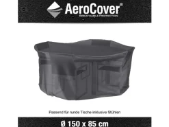 Aerocover Schutzhüllen|Schutzhülle Anthrazit Ø 150 cm x 85 cm