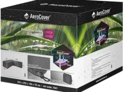 Schutzhülle für Eck-Lounge 255 cm x 255 cm Anthrazit*Aerocover Discount