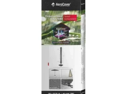Aerocover Sonnenschirme|Schutzhülle für Markt-/ Mittelstockschirme 165cm x 25/35cm Anthrazit