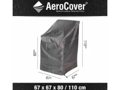Aerocover Schutzhüllen|Schutzhülle für Stapelstühle 80/110 cm x 67 cm x 67 cm Anthrazit