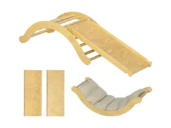 4 in 1 Klettergerüst Set mit Rutsche für Kinder Indoor*AIYAPLAY Best