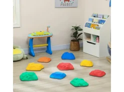 AIYAPLAY Outdoor-Spielzeug|Flusssteine  Kunststoff Mehrfarbig 32L x 30B x 13,5H cm