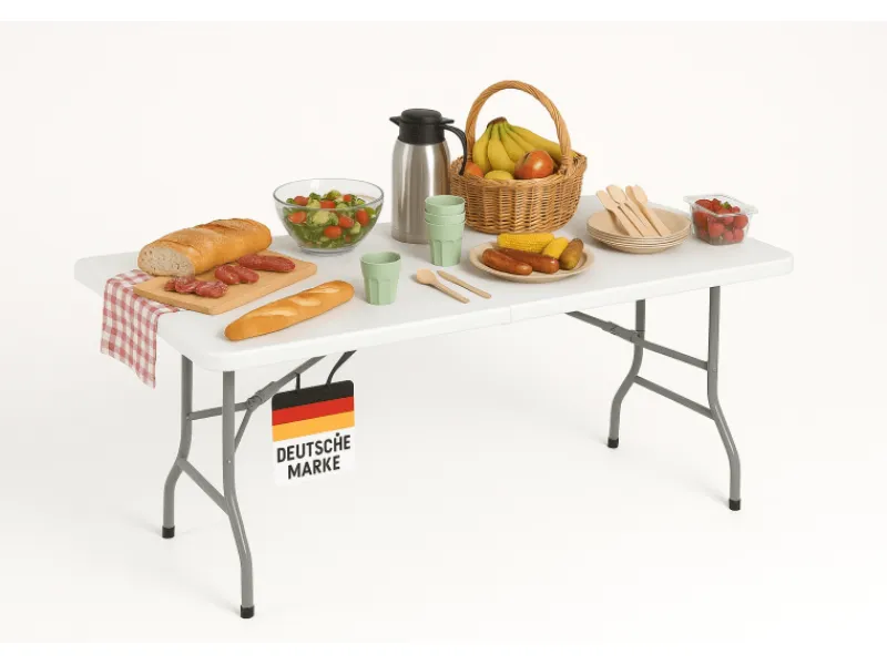 Buffettisch Klapptisch Weiß*Albatros Clearance