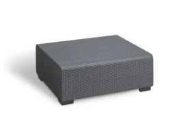 Allibert Lounge-Gartenmöbel|Salta 3-Sitzer Loungeset 3-teilig mit Hocker und Tisch