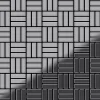 Outdoor Whirlpools|ALLOY Mosaik Fliese Massiv Metall Edelstahl Marine Hochglanz Grau Basketweave-s-s-mm 1 Paket mit 10 Matten 0,82 m2 Grau