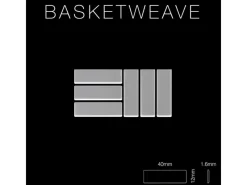 Outdoor Whirlpools|ALLOY Mosaik Fliese Massiv Metall Edelstahl Marine Hochglanz Grau Basketweave-s-s-mm 1 Paket mit 10 Matten 0,82 m2 Grau