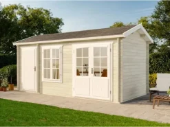 Gartenhaus Bolton-28 XL Satteldach Imprägniert 520 cm x 236 cm*Alpholz Online