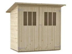 Kinder Alpholz Kinder-Gartengeräte|Gartenhaus Zimowit Pultdach Unbehandelt 223 cm x 149 cm