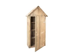 Alpholz Gartenschränke|Gartenschrank Wissant Kiefer KDI 93 cm x 60 cm x 193 cm