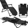 Campingliege 178 x 65 x 36 cm bis 120 kg Belastbar Schwarz*AMANKA Sale