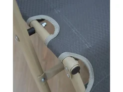 Campingliege 178 x 65 x 36 cm bis 120 kg Belastbar Grau*AMANKA New