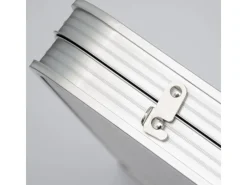 AMANKA Campingzubehör|Campingtisch Höhenverstellbar 120 x 60 x 70 cm Hellgrau