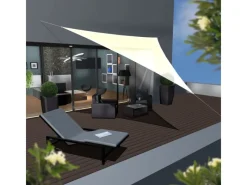 HDPE Sonnensegel - 5 x 5 x 5m Dreieck*AMANKA Best