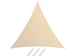 HDPE Sonnensegel Wasserdurchlässig - 8 x 8 x 8 m Dreieckig*AMANKA Clearance