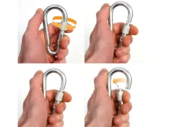 AMANKA Sonnenschirme|Hängematten-Befestigung mit 2 Gurten 280 x 2.5 cm bis 150 kg