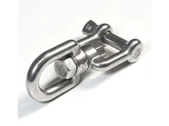 AMANKA Sonnenschirme|Hängesessel Drehwirbel 10 x 125 mm bis 420 kg belastbar Silber