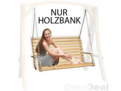 Hollywoodschaukel Bank 146 x 100 x 70 cm Braun*AMANKA Clearance