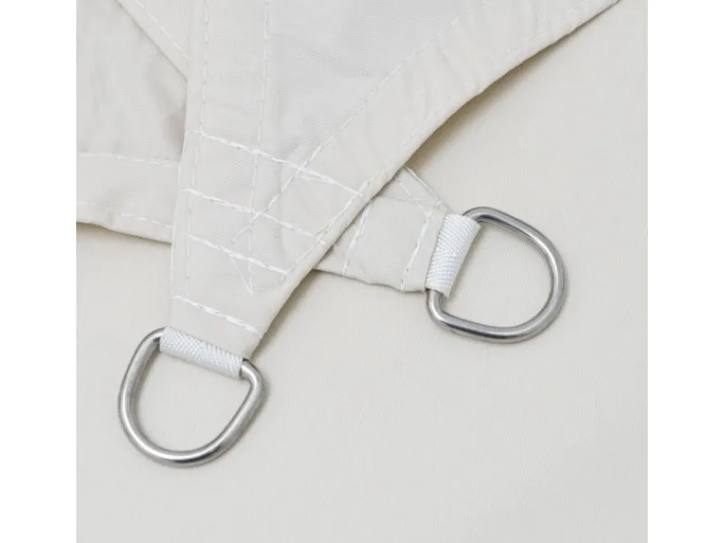 AMANKA Sonnensegel|Polyester Sonnensegel Wasserdicht - 6 x 5 m Rechteckig Beige