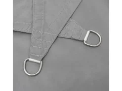 AMANKA Sonnensegel|Polyester Sonnensegel Wasserdicht - 8 x 8 x 8 m Dreieck Grau
