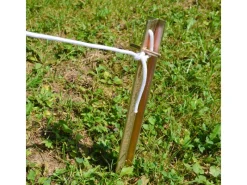 XL Stahl Erdnägel mit T-Profil 4 Stück 300 x 25 mm Rot*AMANKA Best