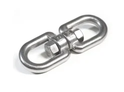 XL-Hängesessel Drehwirbel 10 x 125 mm  bis 420 kg Silber*AMANKA Clearance