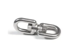 XL-Hängesessel Drehwirbel 10 x 125 mm  bis 420 kg Silber*AMANKA Clearance