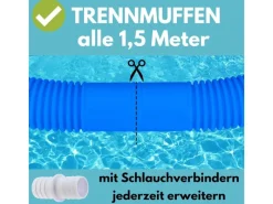Einbaupools|Amapool Poolschlauch Basics 9 m