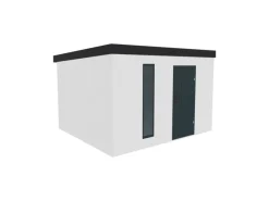 Gartenhaus Urban One Typ 1 Weiß 345 cm x 356 cm*Amazing Spaces Discount