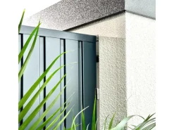 Gartenhaus Urban One Typ 5 Überdachung Rechts 345 x 256 cm Weiß*Amazing Spaces Online