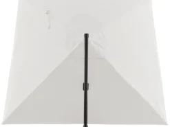 Ampelschirm Aros 2,8 m x 2,8 m Quadratisch Cremeweiß mit Kurbel* New