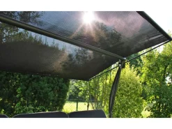 Angerer Freizeitmöbel Hollywoodschaukeln|Angerer Hollywoodschaukel Drift Smart 3-Sitzer mit Liegefunktion Stone