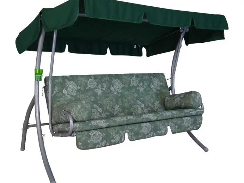 Angerer Hollywoodschaukel Trend Mumbai Blumen 3-Sitzer*Angerer Freizeitmöbel New