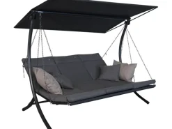 Angerer Freizeitmöbel Hollywoodschaukeln|Angerer Hollywoodschaukel Swing Smart Stone 3-Sitzer
