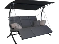 Angerer Freizeitmöbel Hollywoodschaukeln|Angerer Hollywoodschaukel Swing Smart Stone 3-Sitzer