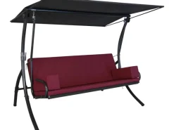 Angerer Hollywoodschaukel Elegance Tolar Rot mit Liegefunktion*Angerer Freizeitmöbel Best