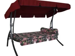 Angerer Hollywoodschaukel Trend Dresden Blumen 3-Sitzer*Angerer Freizeitmöbel Sale