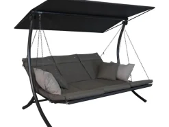 Angerer Freizeitmöbel Hollywoodschaukeln|Lounge-Gartenmöbel|Angerer Hollywoodschaukel Swing Smart 3-Sitzer
