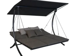 Angerer Freizeitmöbel Hollywoodschaukeln|Lounge-Gartenmöbel|Angerer Hollywoodschaukel Swing Smart 3-Sitzer