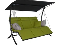 Angerer Freizeitmöbel Hollywoodschaukeln|Angerer Hollywoodschaukel Swing Smart Lime 3-Sitzer