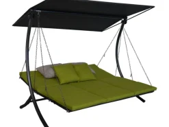 Angerer Freizeitmöbel Hollywoodschaukeln|Angerer Hollywoodschaukel Swing Smart Lime 3-Sitzer