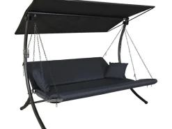 Angerer Freizeitmöbel Hollywoodschaukeln|Angerer Hollywoodschaukel Luxus Zip Anthrazit