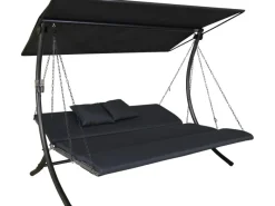 Angerer Freizeitmöbel Hollywoodschaukeln|Angerer Hollywoodschaukel Luxus Zip Anthrazit