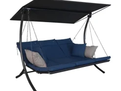 Angerer Freizeitmöbel Hollywoodschaukeln|Angerer Hollywoodschaukel Swing Smart Denim 3-Sitzer