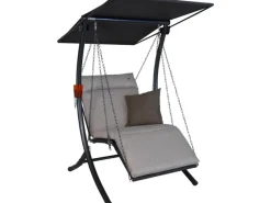 Angerer Freizeitmöbel Hollywoodschaukeln|Angerer Hollywoodschaukel 1-Sitzer Swing Smart Sand