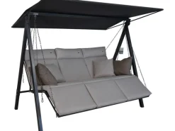 Hollywoodschaukeln|Angerer Hollywoodschaukel 3-Sitzer Lounge Smart Sand