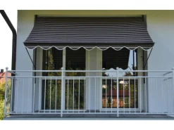 Angerer Freizeitmöbel Markisen|Angerer Klemmmarkise Exklusiv -Creme 150 cm x 350 cm