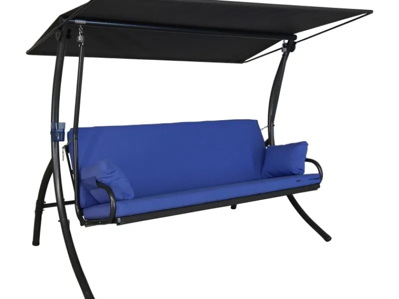 Angerer Top Hollywoodschaukel Detroit 3-Sitzer mit Liegefunktion Hell*Angerer Freizeitmöbel Outlet