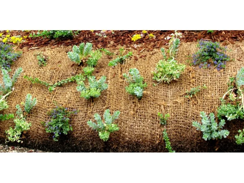 Aquagart Teichfolien|Rund Um Den Teich|30m Böschungsmatte Kokos 1m Breit Teichfolie Kokosmatte 750g